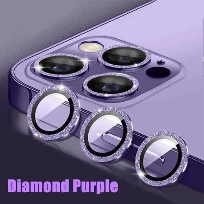 3Pcs Metal Lens Protector Glass for IPhone. - Maison Novaire