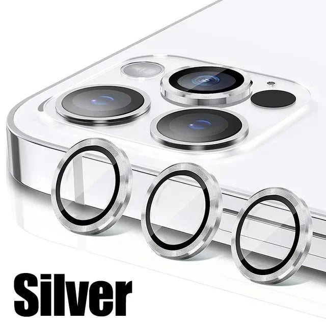 3Pcs Metal Lens Protector Glass for IPhone. - Maison Novaire