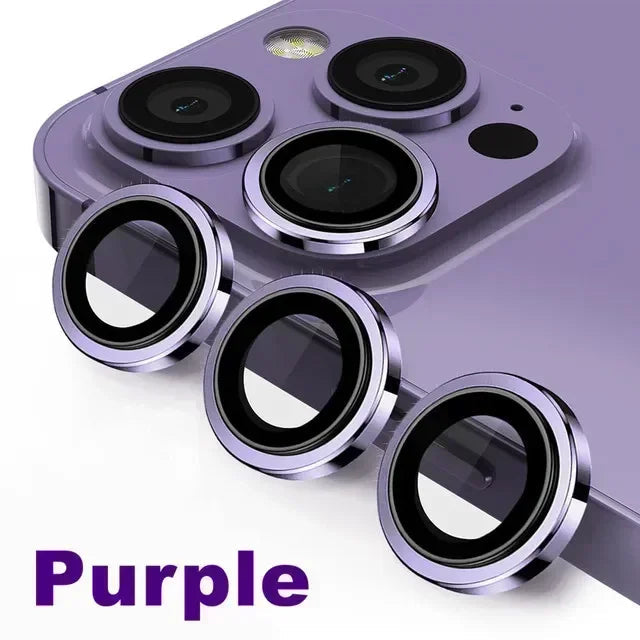 3Pcs Metal Lens Protector Glass for IPhone. - Maison Novaire