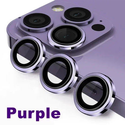 3Pcs Metal Lens Protector Glass for IPhone. - Maison Novaire
