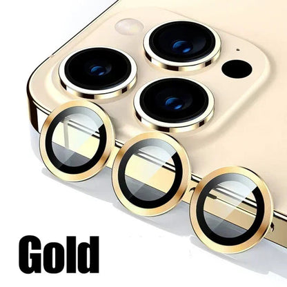 3Pcs Metal Lens Protector Glass for IPhone. - Maison Novaire