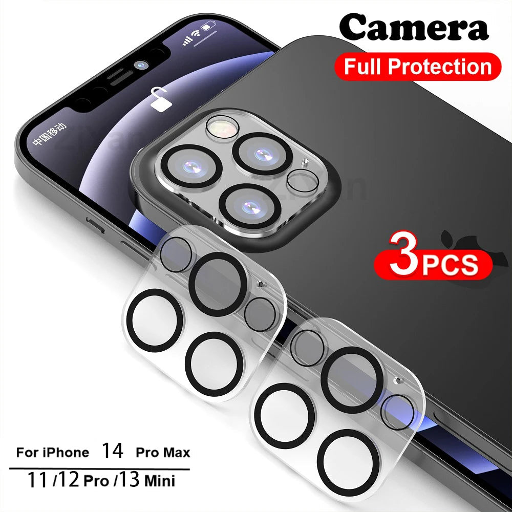 3pcs Camera Lens Protector For iPhone. - Maison Novaire #