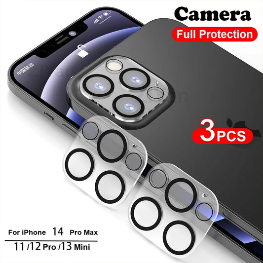 3pcs Camera Lens Protector For iPhone. - Maison Novaire #