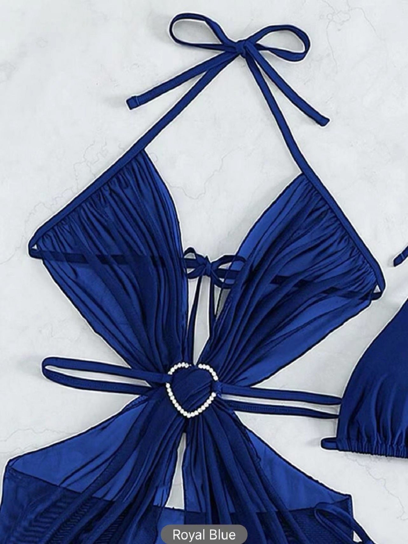 3pcs Halter Neck Bikini Beach Wear - Maison Novaire #