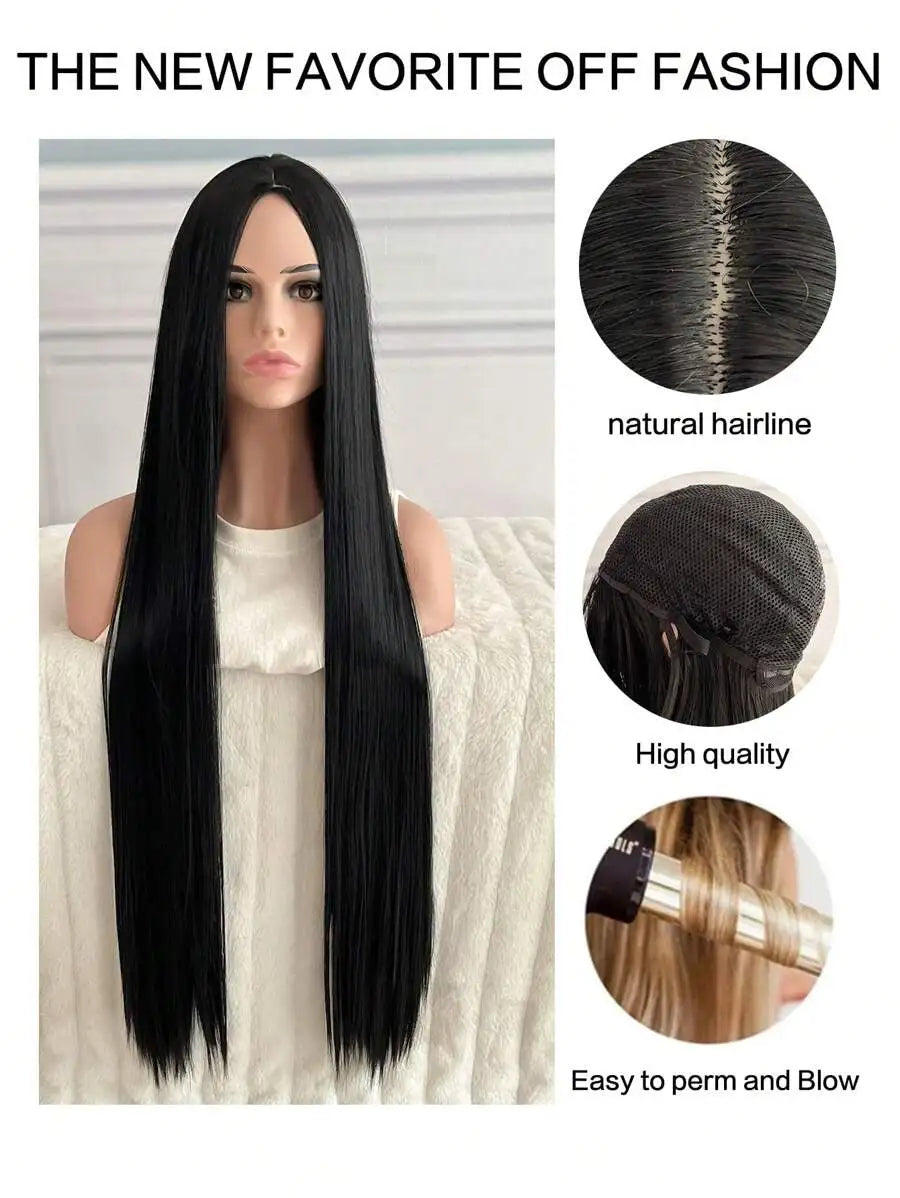 40-Inches synthetic wig. - Maison Novaire
