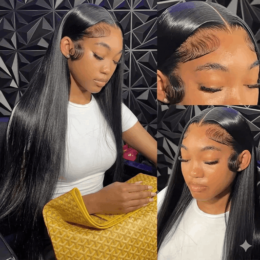 46-44 Inch Bone Straight Wig | 13x6 13x4 HD Lace Frontal