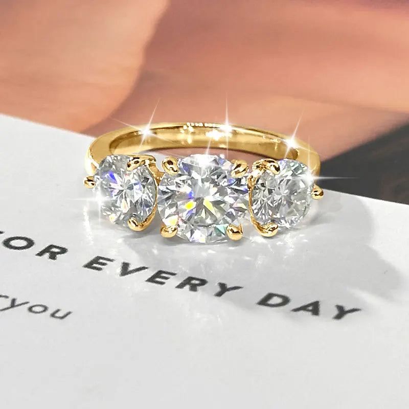 4CT Moissanite Ring - Maison Novaire #
