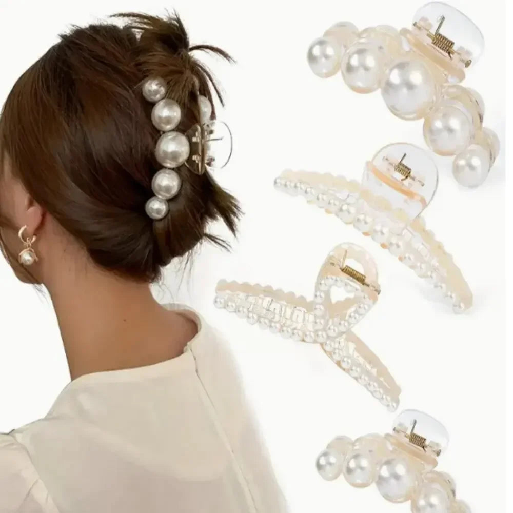 4pcs Large Shark Clip Hair Accessories Temperament. - Maison Novaire #