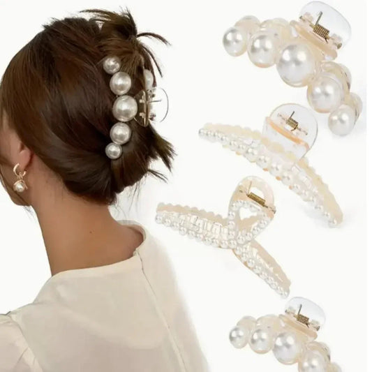 4pcs Large Shark Clip Hair Accessories Temperament. - Maison Novaire #