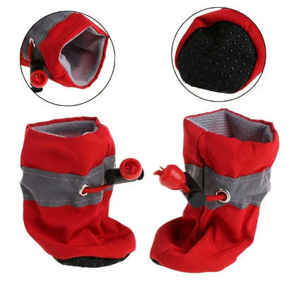 4pcs Water-Resistant Dog Shoes. - Maison Novaire #
