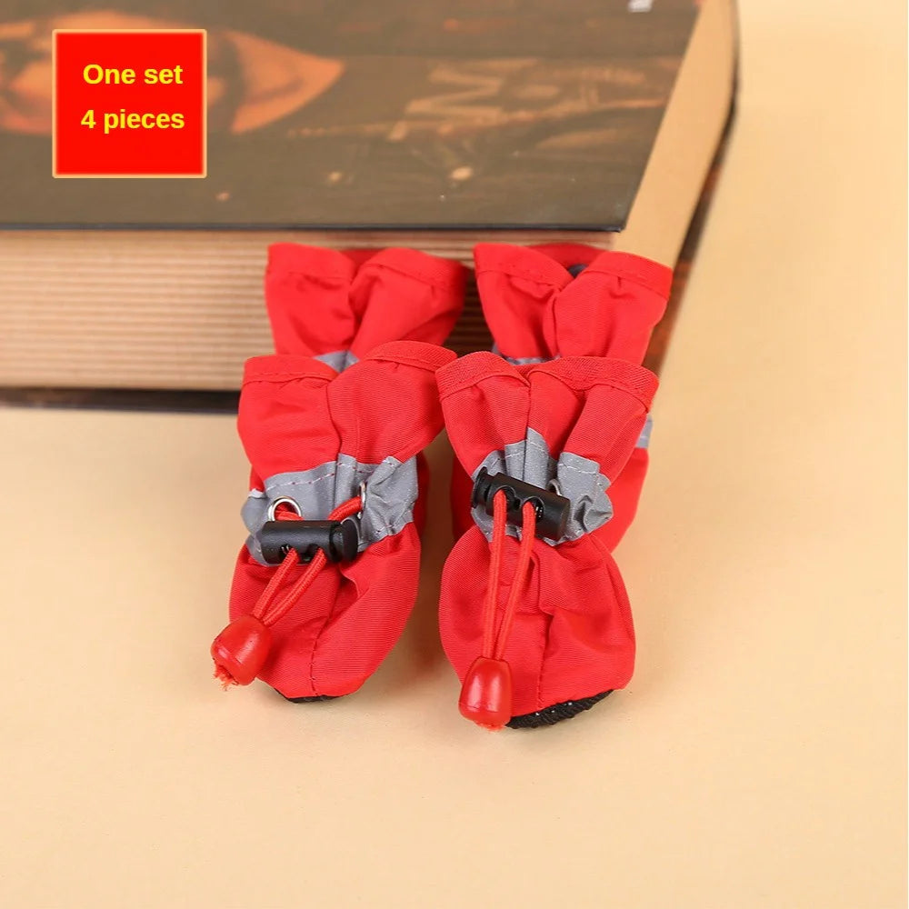 4pcs Water-Resistant Dog Shoes. - Maison Novaire #