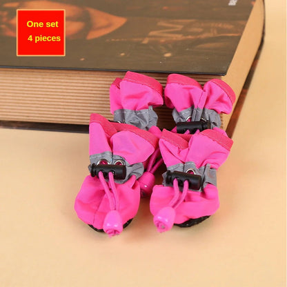4pcs Water-Resistant Dog Shoes. - Maison Novaire #