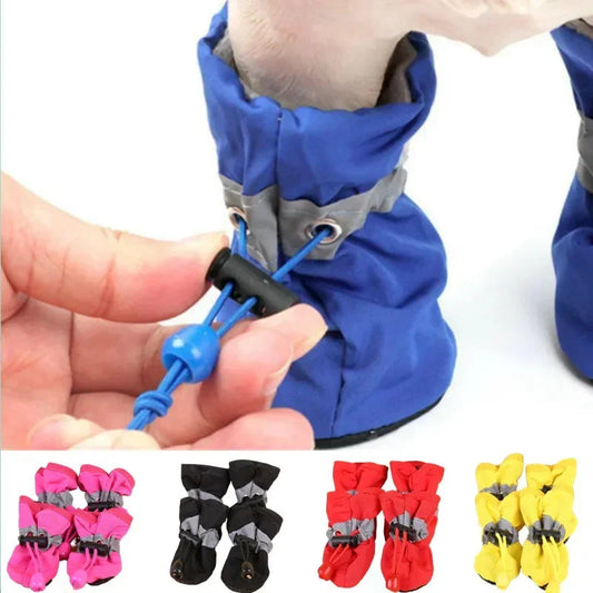 4pcs/set Waterproof Pet Dog Shoes. - Maison Novaire #