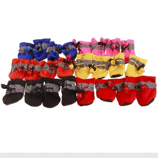 4pcs/set Waterproof Pet Dog Shoes. - Maison Novaire #