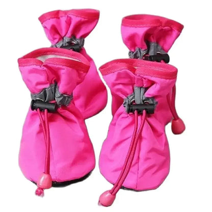 4pcs/set Waterproof Pet Dog Shoes. - Maison Novaire #