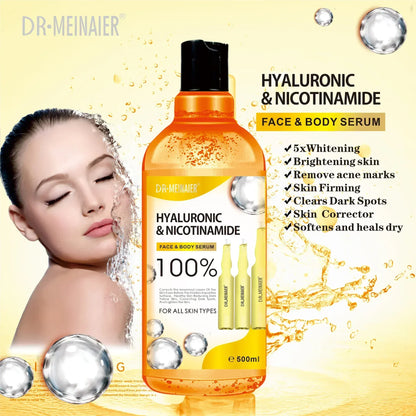 500ml Hyaluronic Acid Brightening Face & Body Serum - Maison Novaire #