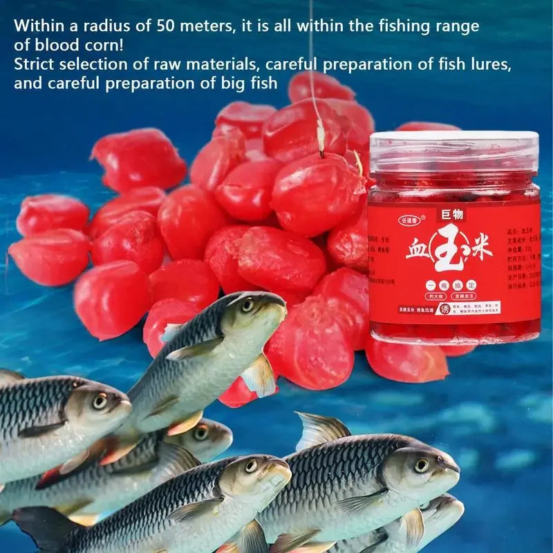 52g Blood Corn Fish Attractants. - Maison Novaire #