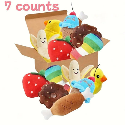 7-piece set of Puppy sound Toys. - Maison Novaire #