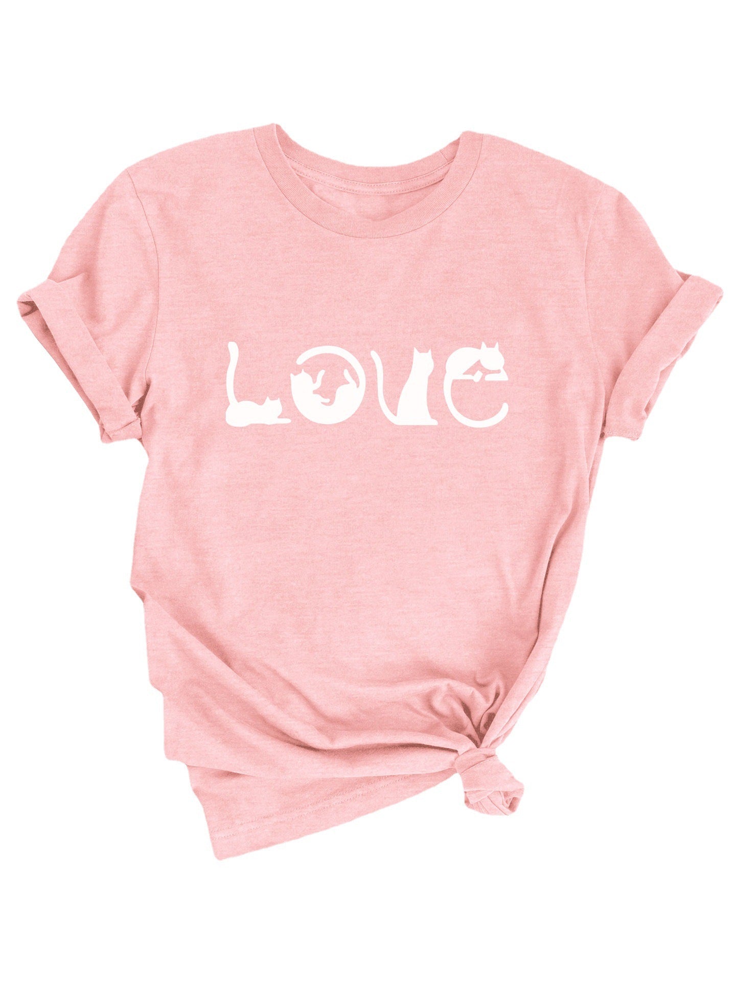 Valentine's Day LOVE Printed Women's  T-shirt