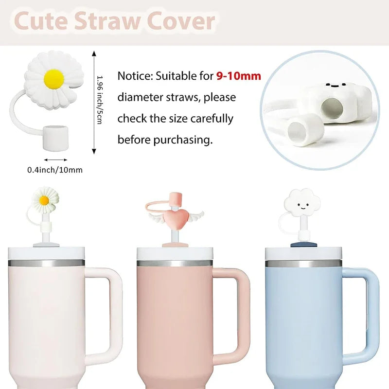 9pcs Silicone Spill Proof Stopper Set for Stanley Cup. - Maison Novaire #