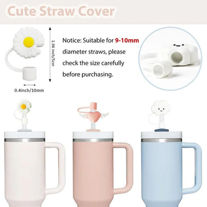 9pcs Silicone Spill Proof Stopper Set for Stanley Cup. - Maison Novaire #