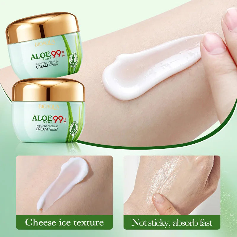 Aloe Vera Face Cream for Dry Skin.