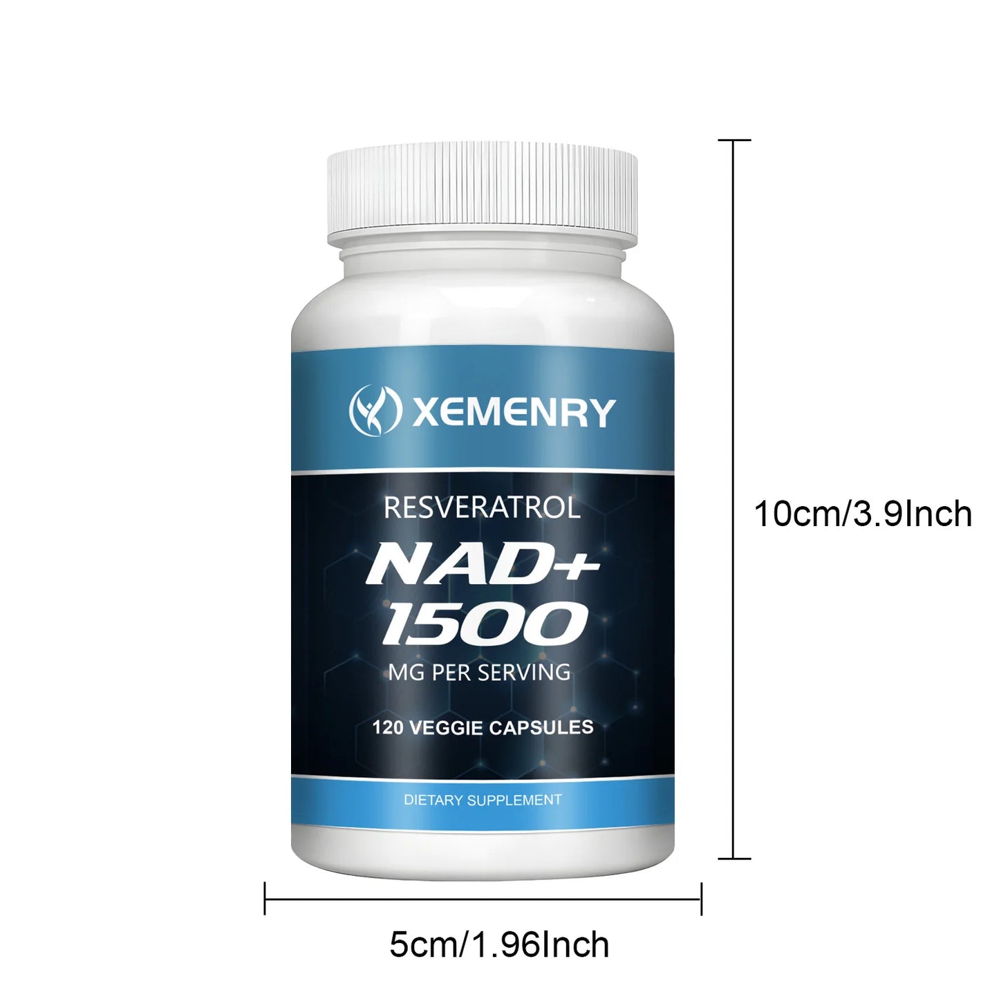 NAD+Supplements - with Resveratrol - Natural Energy Supplement.