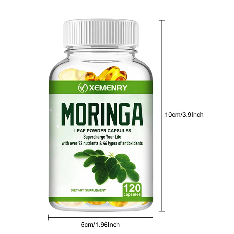 Moringa Supplement - Support Immune System, Energy, Metabolism, Antioxidant