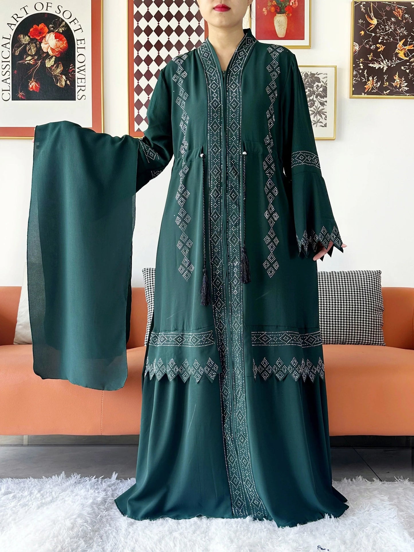 Abaya Muslim Women Dress. - Maison Novaire #