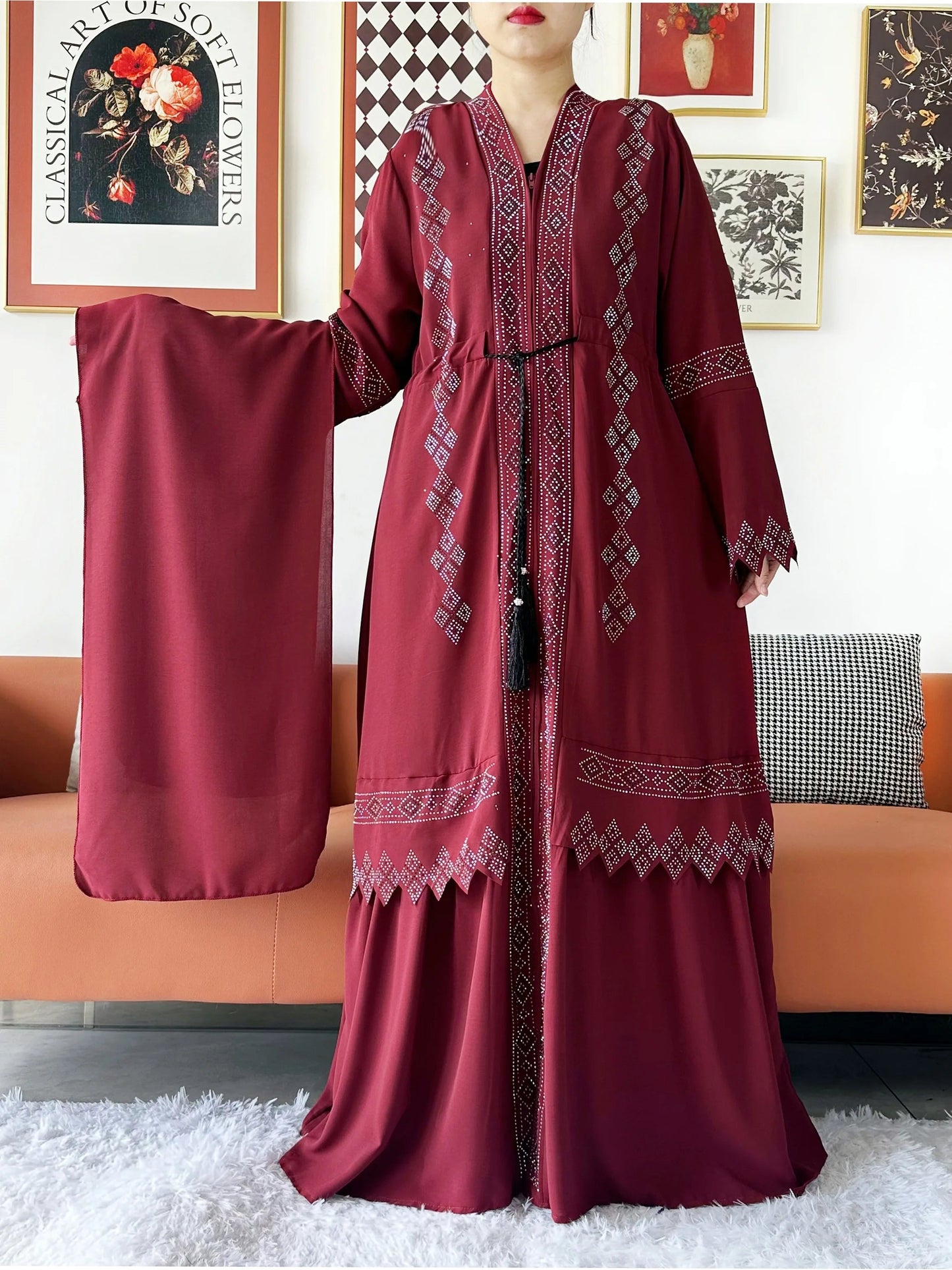 Abaya Muslim Women Dress. - Maison Novaire #