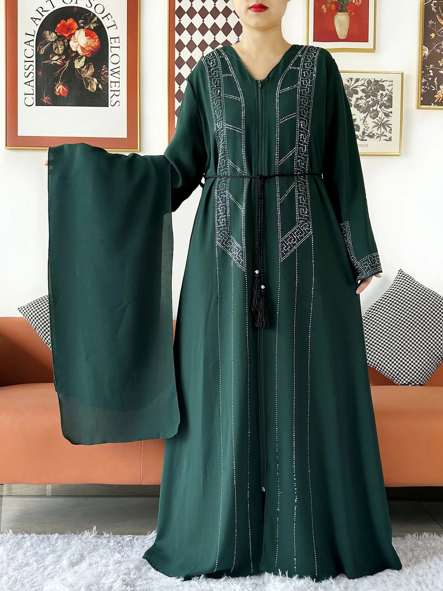 Abaya Muslim Women Dress. - Maison Novaire #
