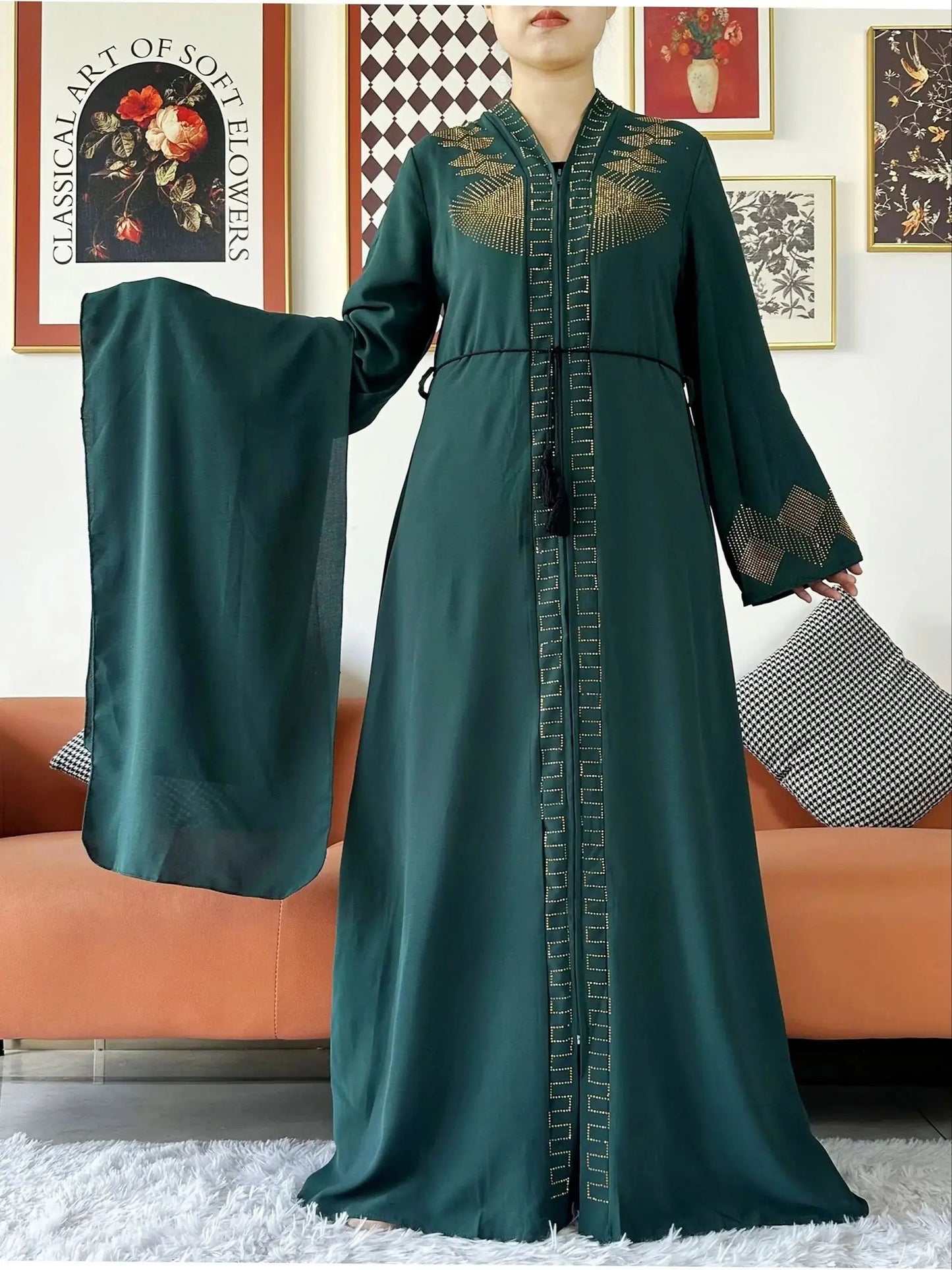 Abaya Muslim Women Dress. - Maison Novaire #