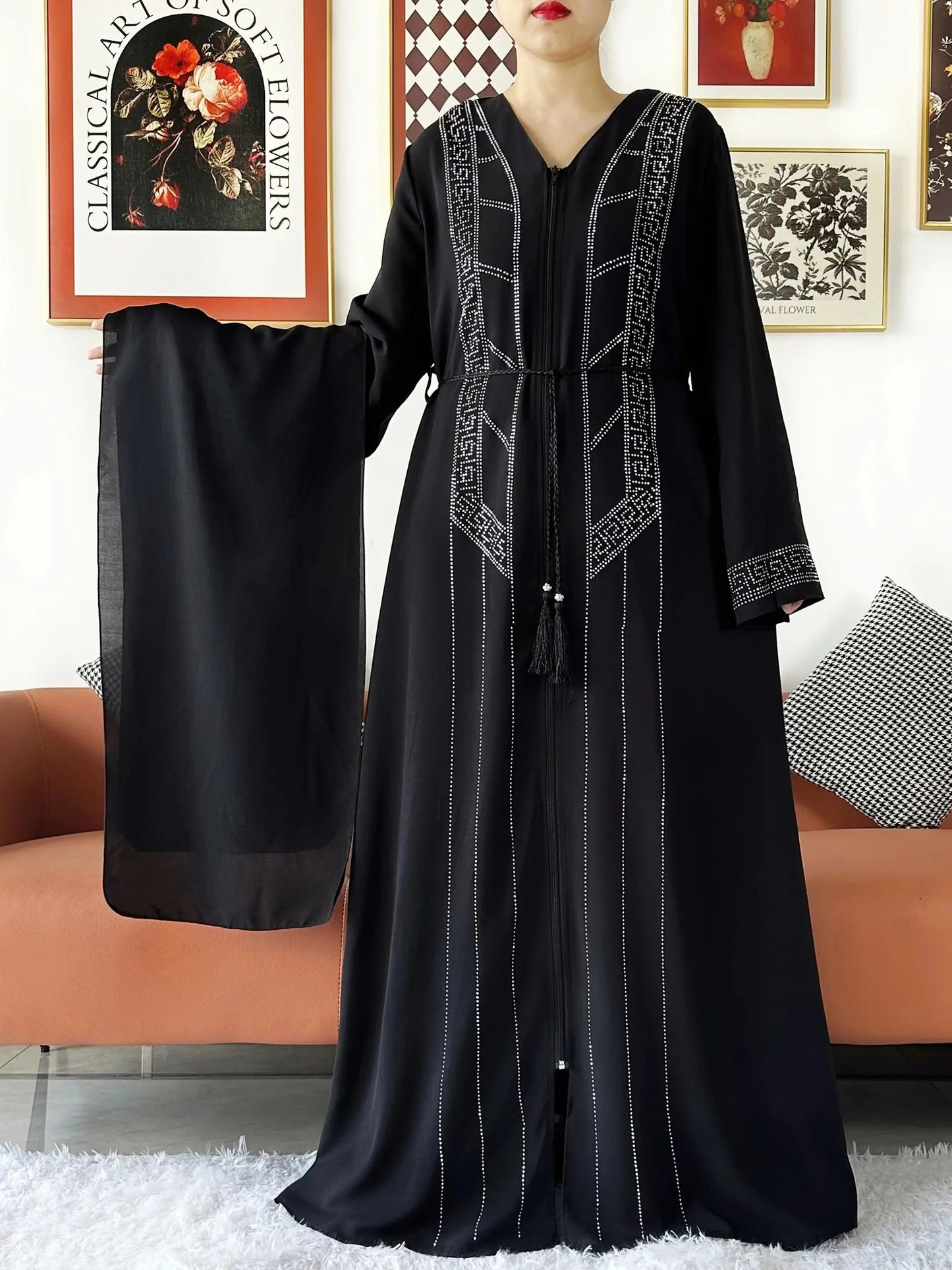 Abaya Muslim Women Dress. - Maison Novaire #