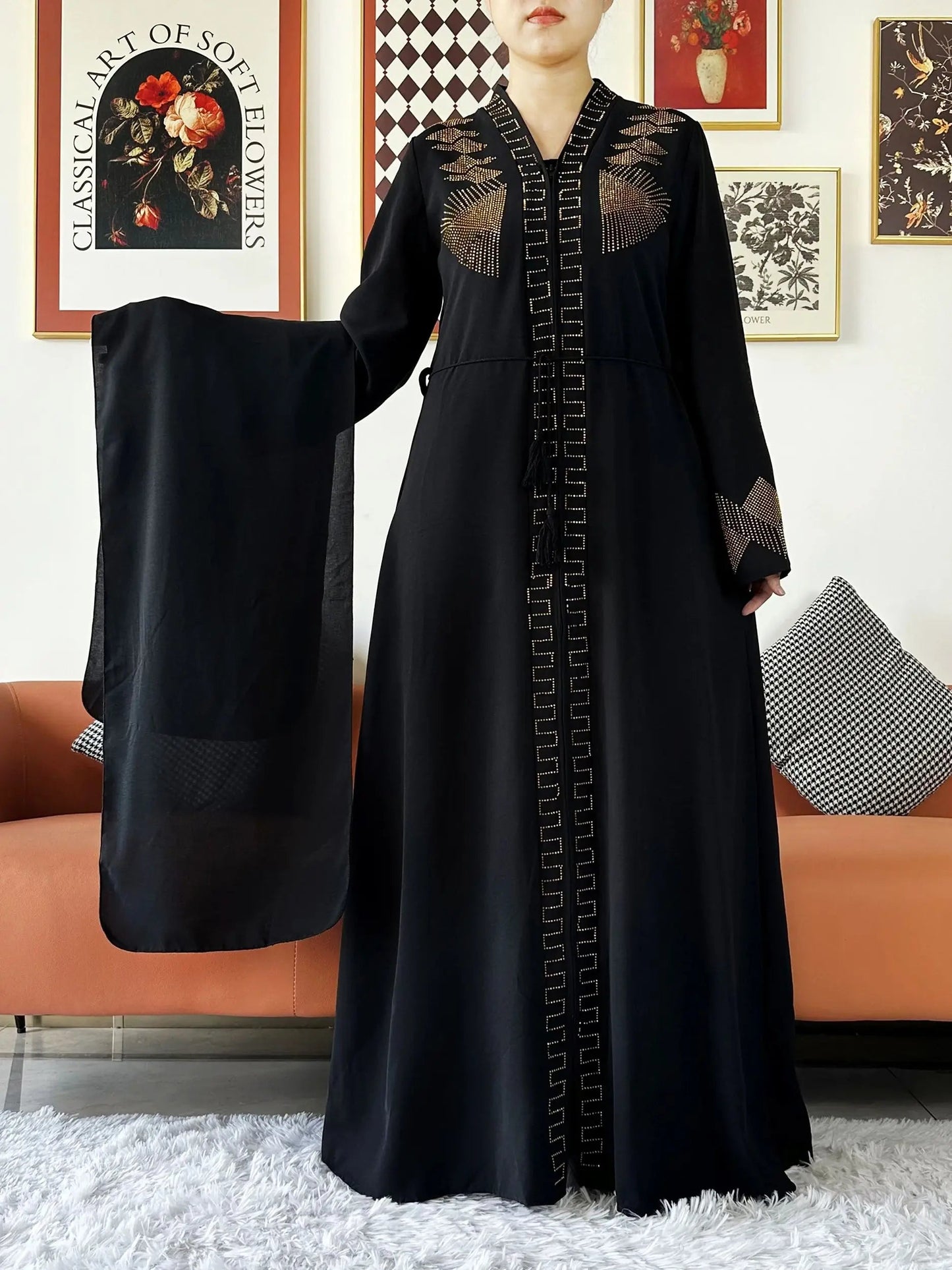 Abaya Muslim Women Dress. - Maison Novaire #