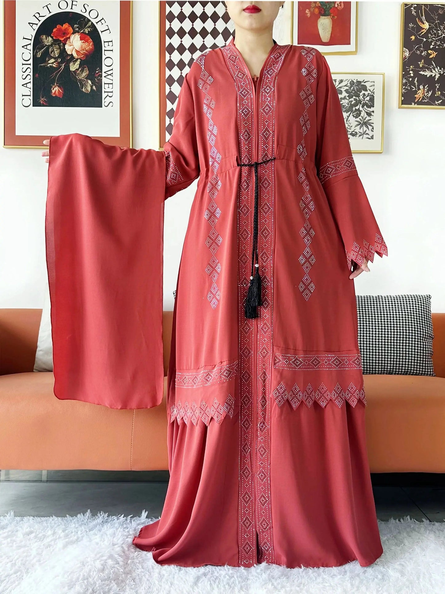 Abaya Muslim Women Dress. - Maison Novaire #