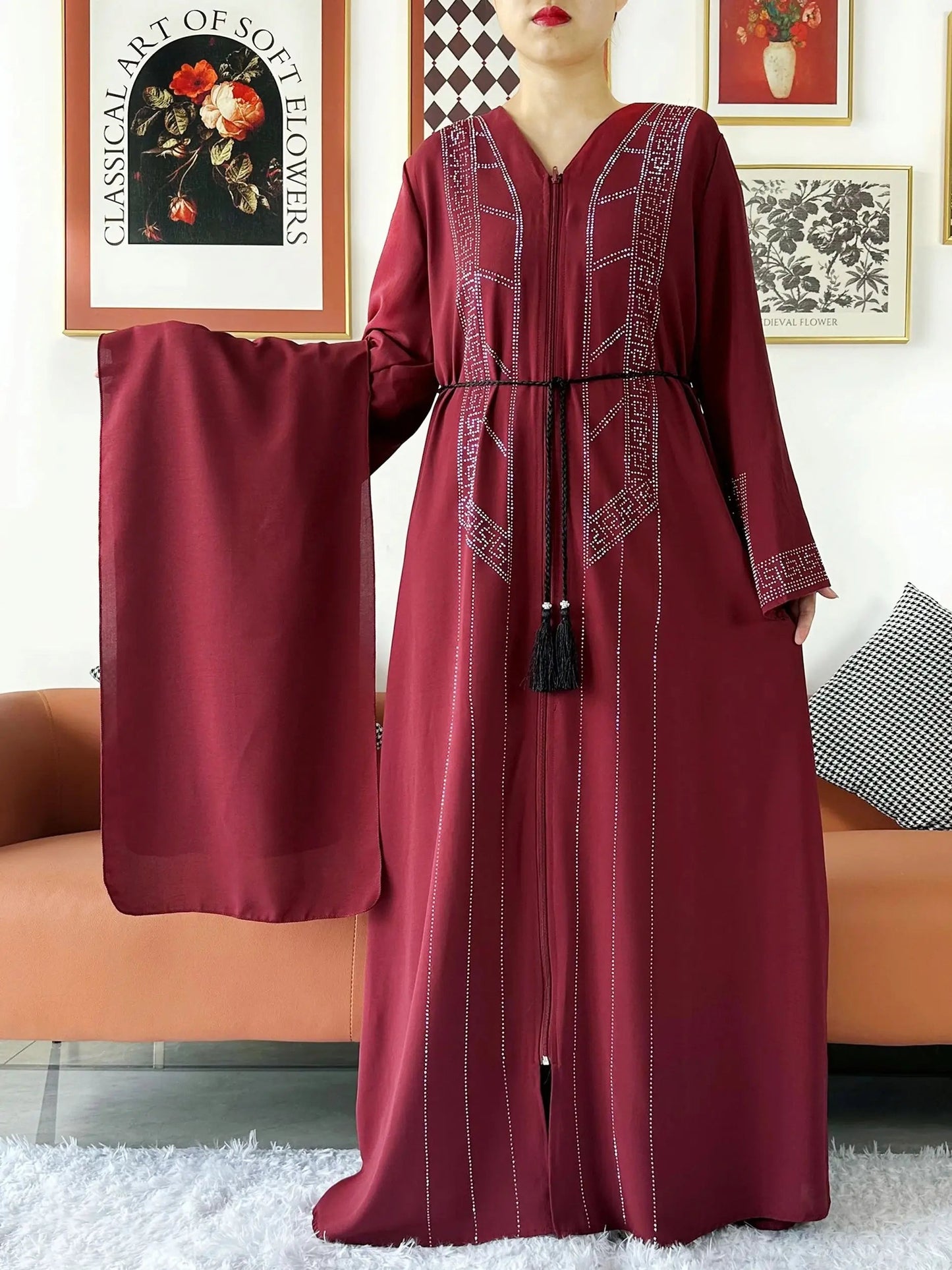 Abaya Muslim Women Dress. - Maison Novaire #