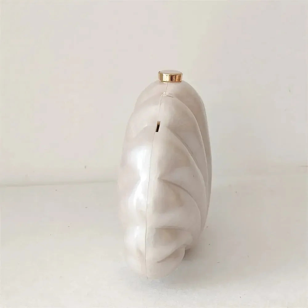 Acrylic Shell Ladies Clutch Purse. - Maison Novaire