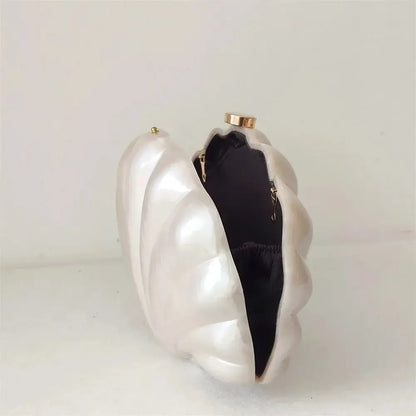 Acrylic Shell Ladies Clutch Purse. - Maison Novaire