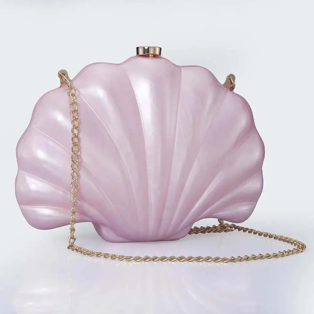 Acrylic Shell Ladies Clutch Purse. - Maison Novaire