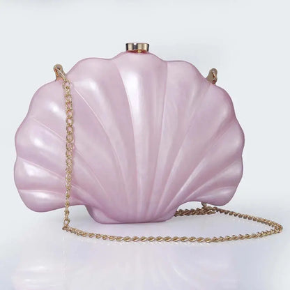 Acrylic Shell Ladies Clutch Purse. - Maison Novaire