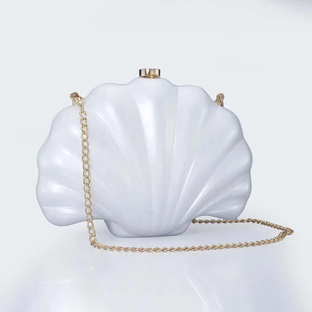 Acrylic Shell Ladies Clutch Purse. - Maison Novaire