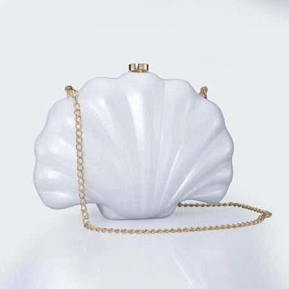 Acrylic Shell Ladies Clutch Purse. - Maison Novaire