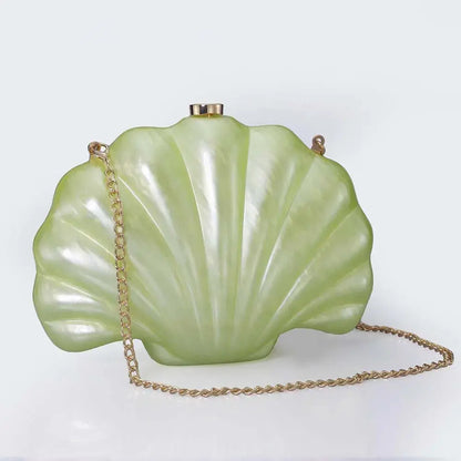 Acrylic Shell Ladies Clutch Purse. - Maison Novaire