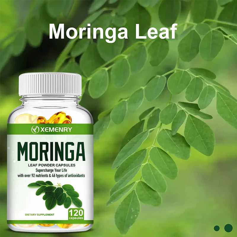 Moringa Supplement - Support Immune System, Energy, Metabolism, Antioxidant