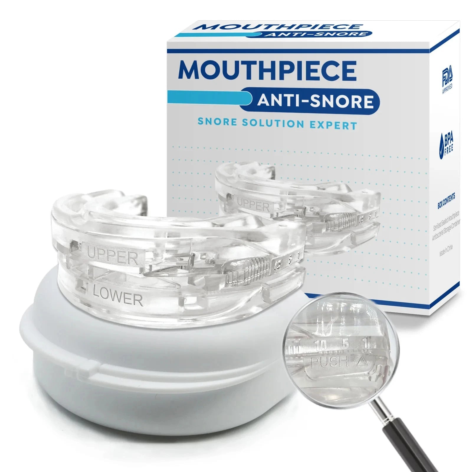 Adjustable Anti Snoring Mouth Guard. - Maison Novaire #