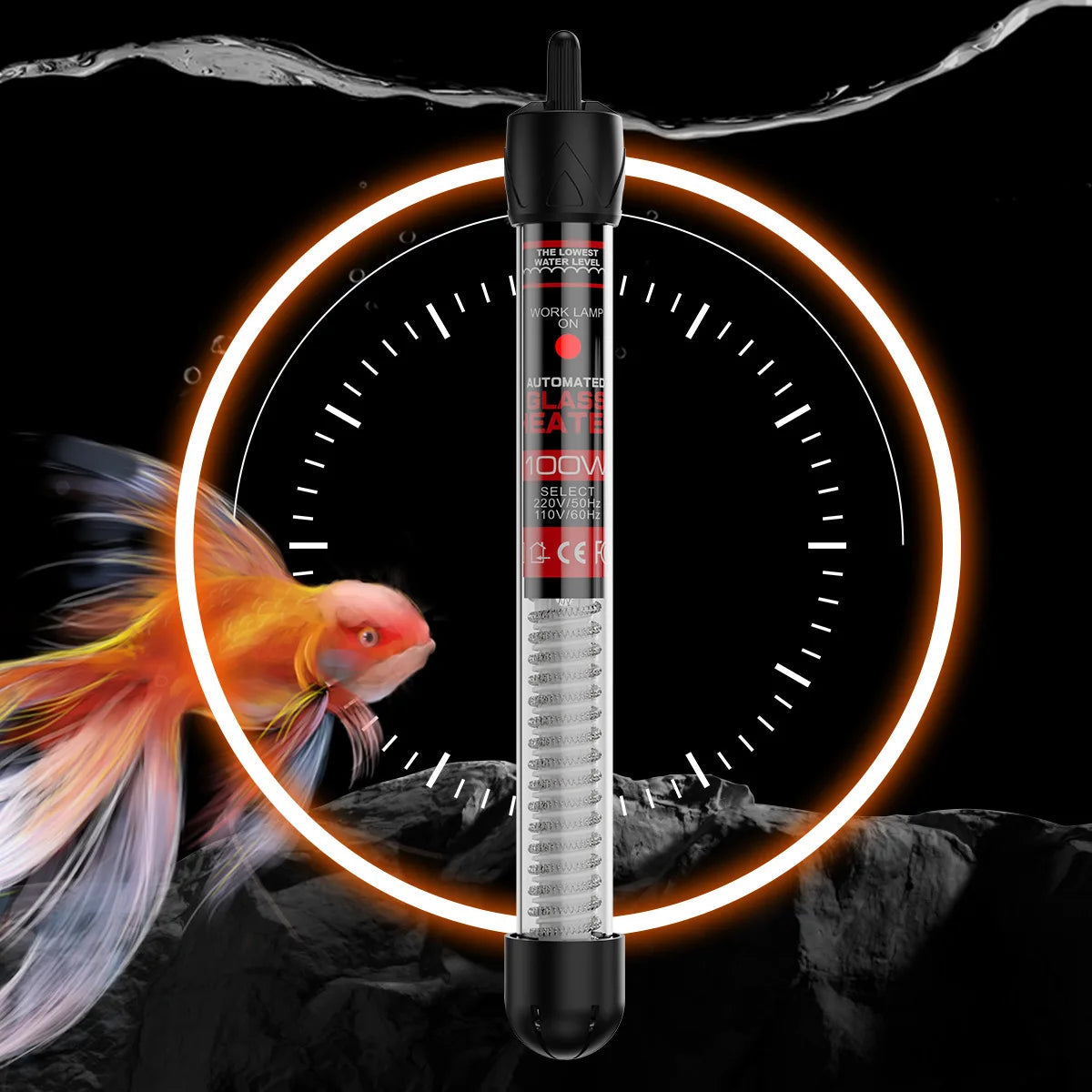 Adjustable Aquarium Temperature Thermostat/Heater Rod. - Maison Novaire #