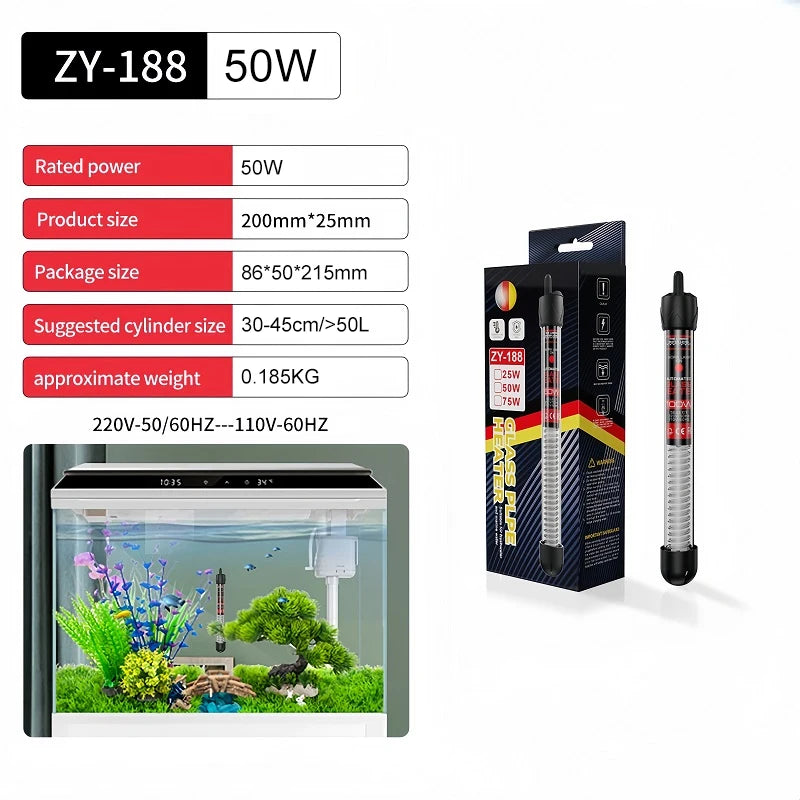 Adjustable Aquarium Temperature Thermostat/Heater Rod. - Maison Novaire #