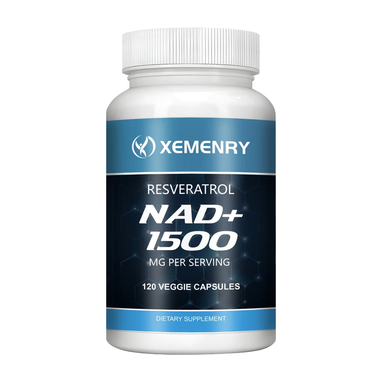 NAD+Supplements - with Resveratrol - Natural Energy Supplement.