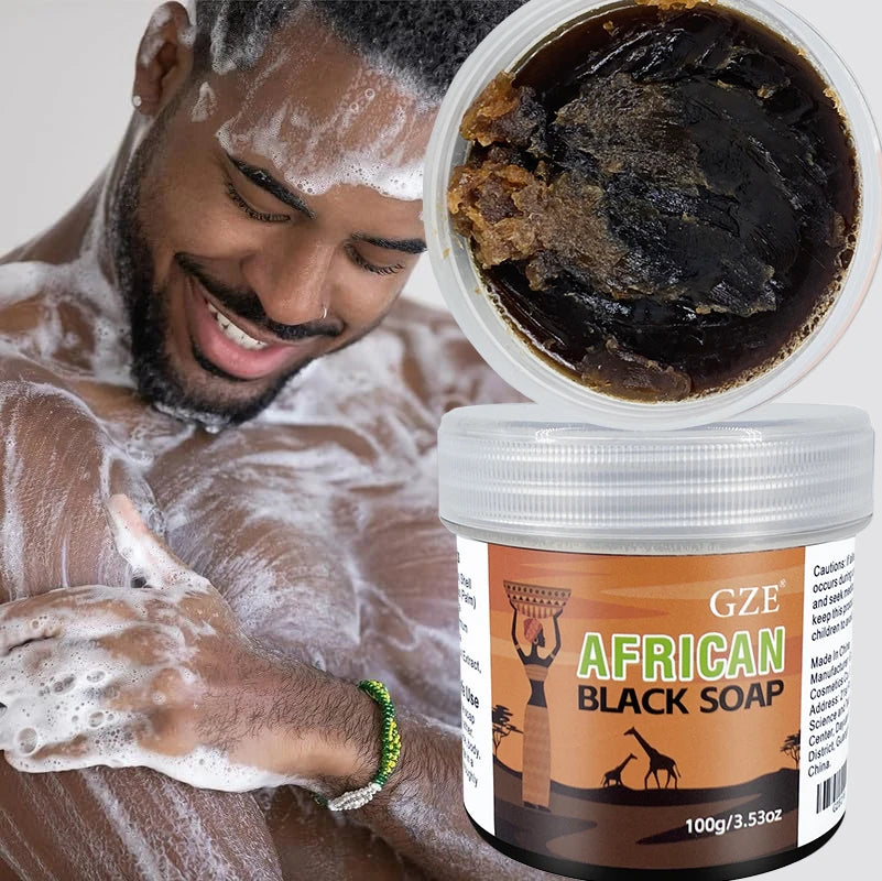 African Black Soap, 3-in-1 cleanser - Maison Novaire #