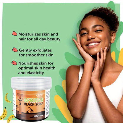 African Black Soap, 3-in-1 cleanser - Maison Novaire #